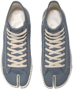 Maison Margiela Tabi 高筒帆布時尚球鞋 女款 藍色 Shop Maison Margiela Tabi 高筒帆布時尚球鞋 女款 藍色