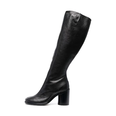 (W) Maison Margiela Tabi Knee-High Boot 'Black'