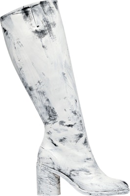 (Women) Maison Margiela Tabi Knee-High Boot 'Painted - White' S34WW0057P4162H1532 Buy (Women) Maison Margiela Tabi Knee-High Boot 'Painted - White' S34WW0057P4162H1532