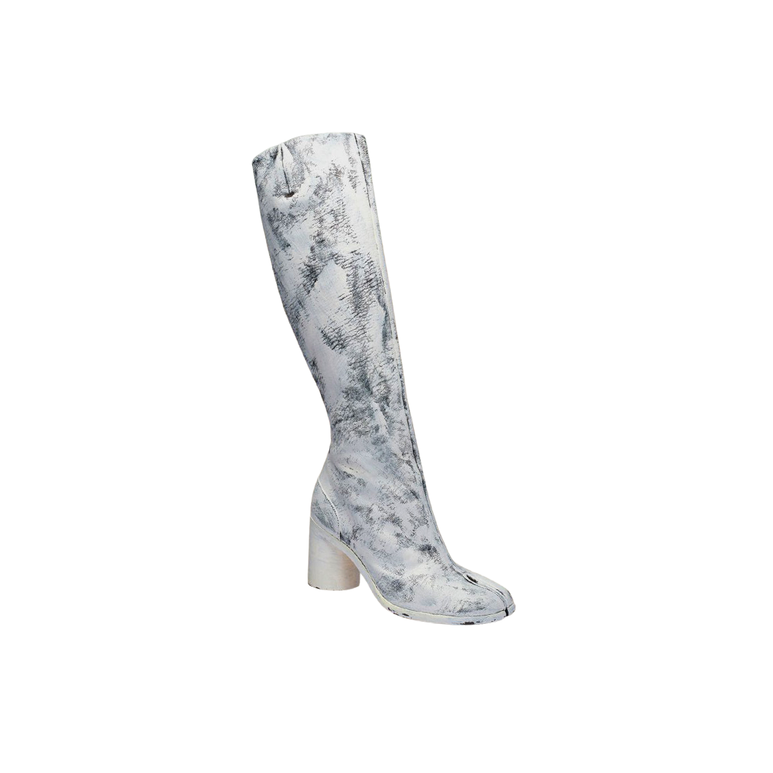 Buy (W) Maison Margiela Tabi Stiefel Kniehoch ''Weiß Lackiert'' S34WW0057P4162H1532