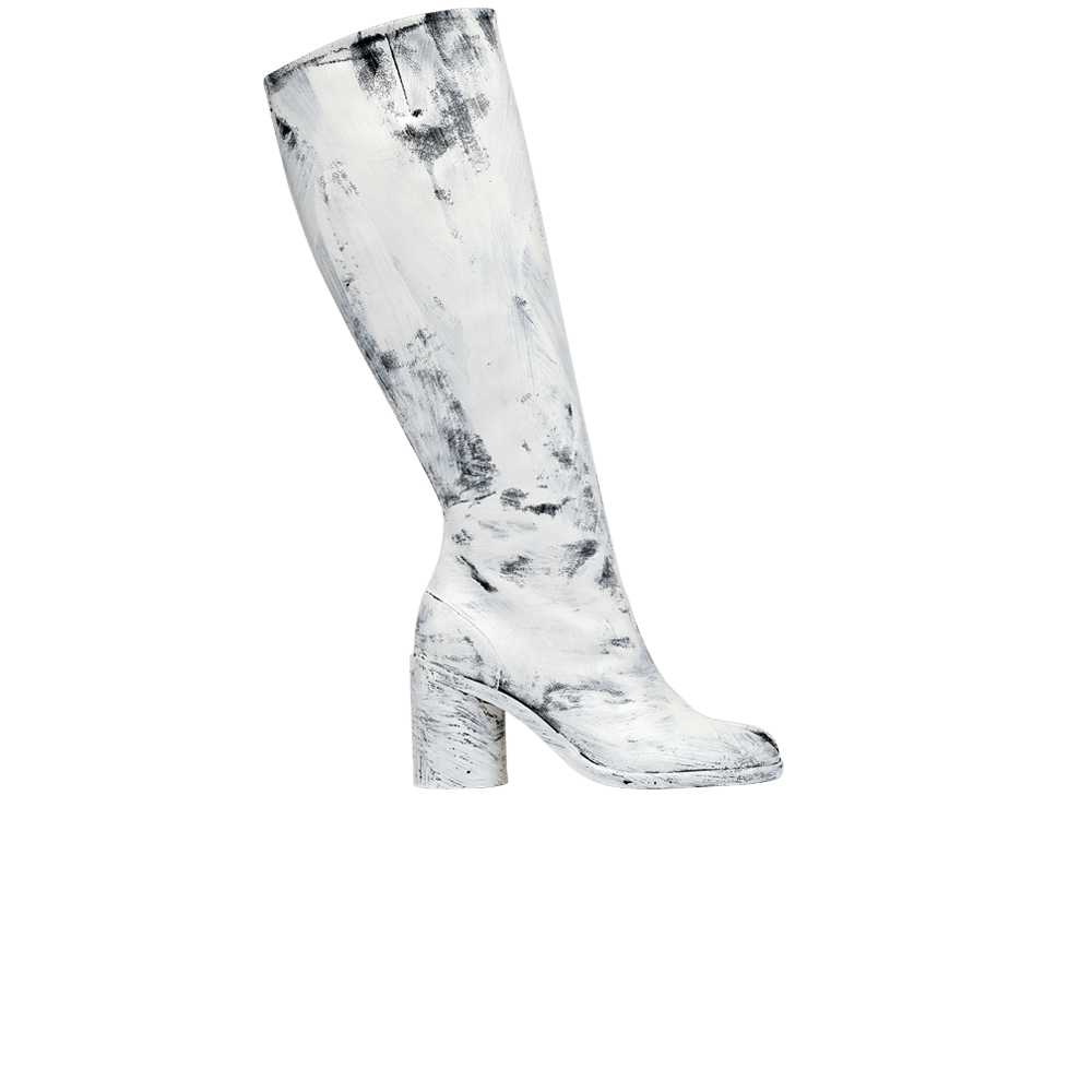 Buy Maison Margiela 梅森馬吉拉 Tabi Stivale Artisanal 時尚及膝高筒靴 女款 白色