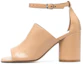 Buy (W) Maison Margiela Tabi Leren Lichtbruin ''Buckle Peep-Toe Fashion Sandal'' S58WP0235PR869T4091