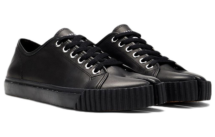 Shop (W) Maison Margiela Tabi 低帮皮鞋 '黑色' S58WS0222-P4344-T8013