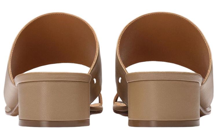 Shop (W) Maison Margiela 棕色小羊皮 Tabi 穆勒鞋 S58WP0234PR869T2172