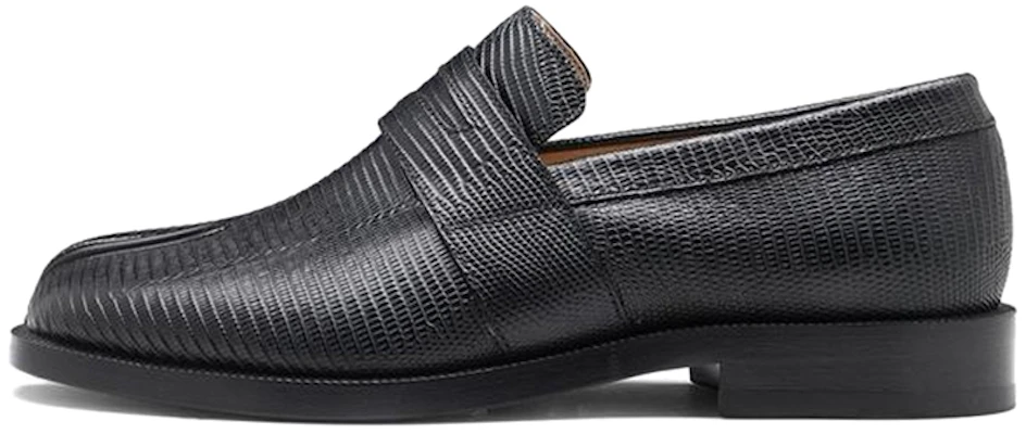(W) Maison Margiela Tabi 乐福鞋 '黑色蜥蜴纹' S58WR0035P4326T8013 Buy (W) Maison Margiela Tabi 乐福鞋 '黑色蜥蜴纹' S58WR0035P4326T8013