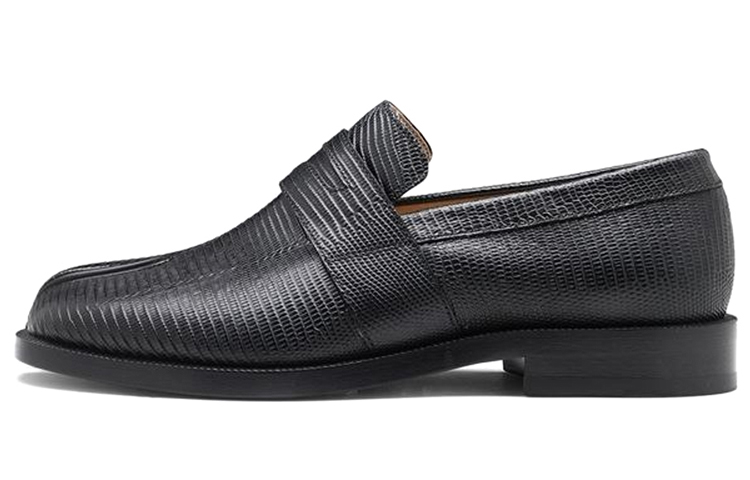 (Women) Maison Margiela Tabi Loafer 'Black Lizard Emboss' S58WR0035P4326T8013