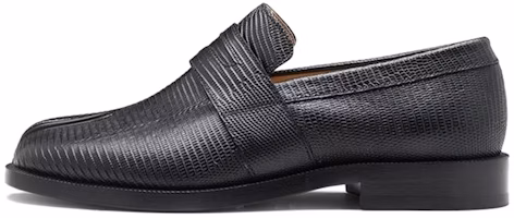 (Women) Maison Margiela Tabi Loafer 'Black Lizard Emboss' S58WR0035P4326T8013 (Women) Maison Margiela Tabi Loafer 'Black Lizard Emboss' S58WR0035P4326T8013