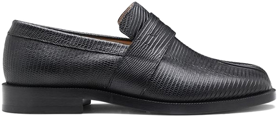(W) Maison Margiela Tabi Loafer 'Hitam Lizard Emboss' S58WR0035P4326T8013 Order (W) Maison Margiela Tabi Loafer 'Hitam Lizard Emboss' S58WR0035P4326T8013