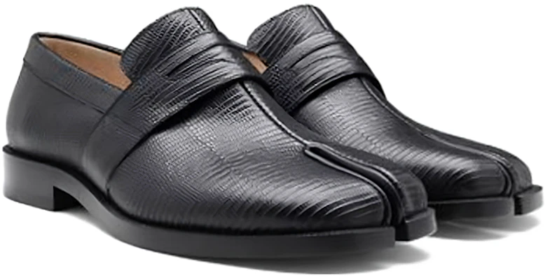 (W) Maison Margiela Tabi 乐福鞋 '黑色蜥蜴纹' S58WR0035P4326T8013 Lookbook (W) Maison Margiela Tabi 乐福鞋 '黑色蜥蜴纹' S58WR0035P4326T8013
