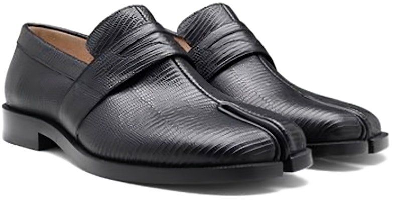 (W) Maison Margiela Tabi Loafer 'Hitam Lizard Emboss' S58WR0035P4326T8013 Lookbook (W) Maison Margiela Tabi Loafer 'Hitam Lizard Emboss' S58WR0035P4326T8013