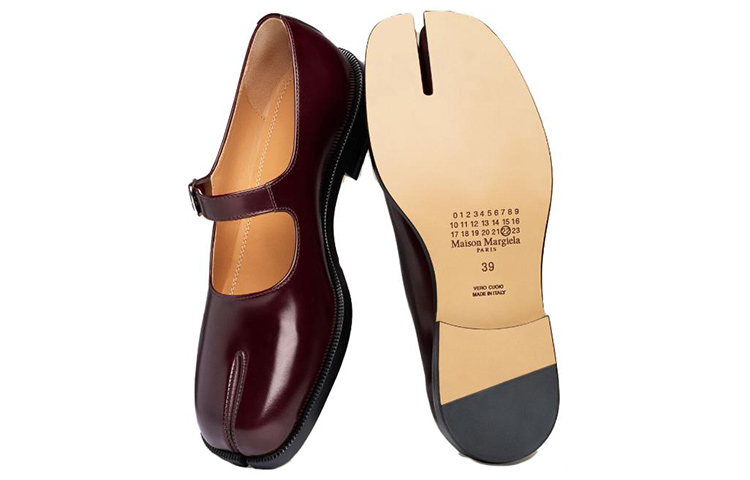 (W) Maison Margiela Tabi Low-Top Buckle 'Red Brown' 圖 4