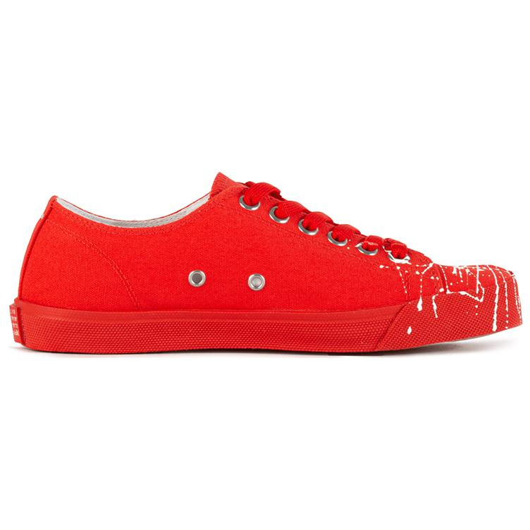 Order (W) Maison Margiela Tabi Low ''Éclaboussures de Peinture - Corail Fluo'' S58WS0110-P2974-H5458