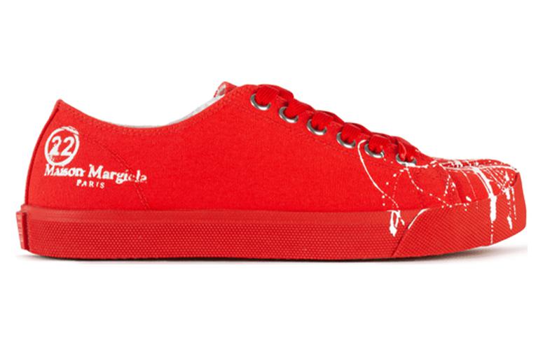 Purchase (W) Maison Margiela Tabi Low ''Éclaboussures de Peinture - Corail Fluo'' S58WS0110-P2974-H5458
