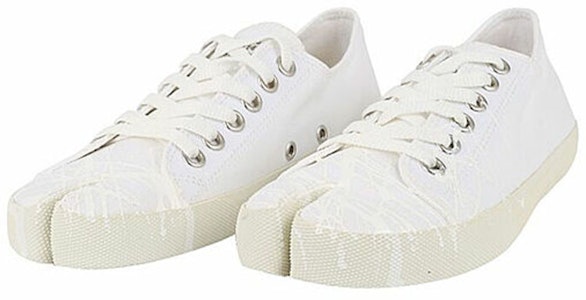 (W) Maison Margiela Tabi Low 'Salpicadura Blanca' S58WS0112P2347T1003 Lookbook (W) Maison Margiela Tabi Low 'Salpicadura Blanca' S58WS0112P2347T1003