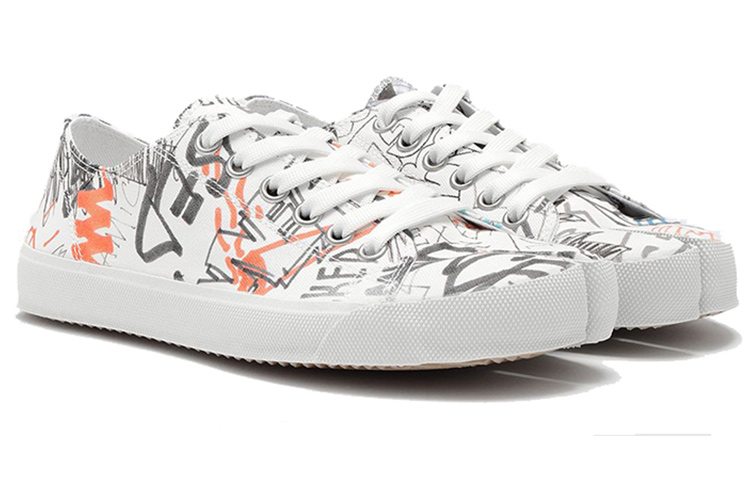 Order Maison Margiela 梅森馬吉拉 Tabi 系帶 平跟 低幫 時尚板鞋 女款 白色