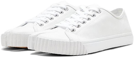 Maison Margiela Tabi 牛皮低筒流行休閒鞋 女款 白色 Lookbook Maison Margiela Tabi 牛皮低筒流行休閒鞋 女款 白色