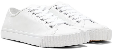 Maison Margiela Tabi 牛皮低筒流行休閒鞋 女款 白色 Shop Maison Margiela Tabi 牛皮低筒流行休閒鞋 女款 白色