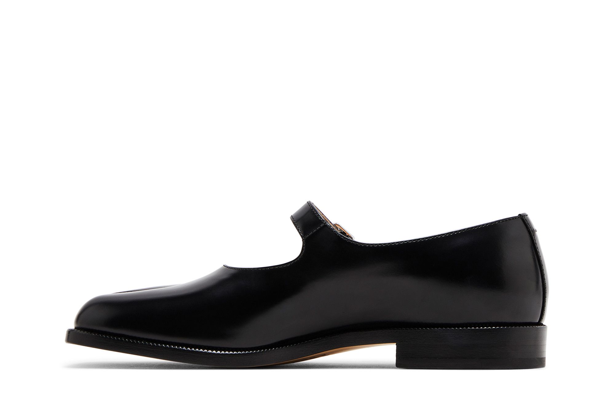 Shop (W) Maison Margiela Tabi 玛丽珍鞋 "黑色抛光皮革" S39WL0119-PS679-T8013