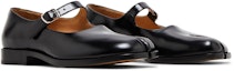 Cheap (W) Maison Margiela Tabi Mary-Jane 'Kulit Hitam Berkilat' S39WL0119-PS679-T8013