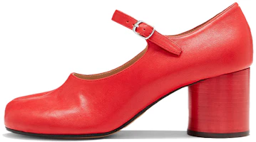 (Women) Maison Margiela Tabi Mary-Jane 'Red' S58WL0217P3753H9048 (Women) Maison Margiela Tabi Mary-Jane 'Red' S58WL0217P3753H9048