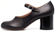 Buy (W) Maison Margiela Tabi Mary-Jane Kasut Tumit 'Hitam' S58WL0217P3753T8013