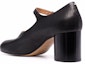 Shop (W) Maison Margiela Tabi Mary-Jane Kasut Tumit 'Hitam' S58WL0217P3753T8013