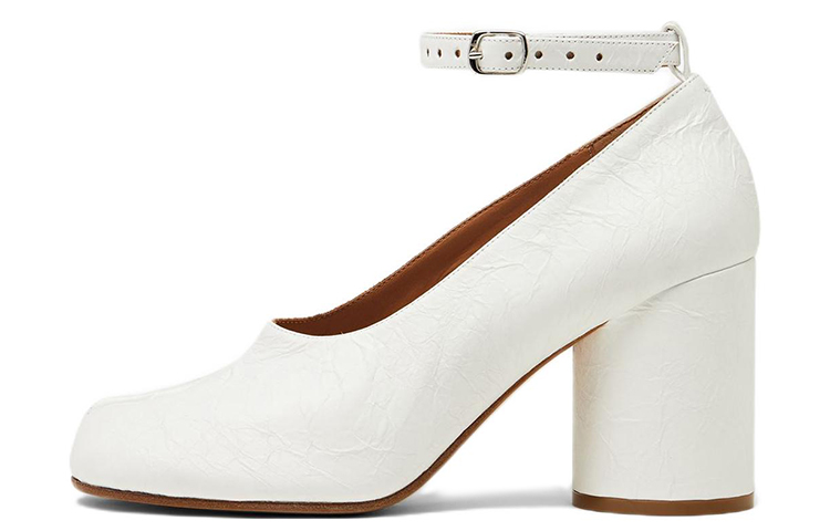 (Women) Maison Margiela Tabi Mary Jane 'White' S34WL0021P4717T1003