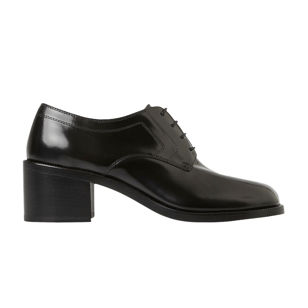 (W) Maison Margiela Tabi Mid Heel Derby 'Black'