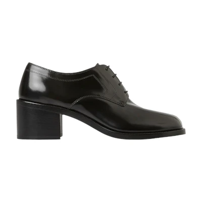 (W) Maison Margiela Tabi Mid Heel Derby 'Black'