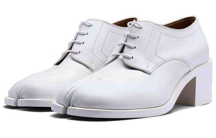 Lookbook (W) Maison Margiela Tabi Tacón Medio Derby 'Blanco' S58WQ0121PR425T1003