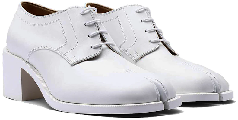 (W) Maison Margiela Tabi Tacón Medio Derby 'Blanco' S58WQ0121PR425T1003 Shop (W) Maison Margiela Tabi Tacón Medio Derby 'Blanco' S58WQ0121PR425T1003