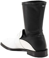 Maison Margiela梅森馬吉拉 Tabi Penny 皮革 套腳粗跟 短靴 女款 白黑 Shop Maison Margiela梅森馬吉拉 Tabi Penny 皮革 套腳粗跟 短靴 女款 白黑