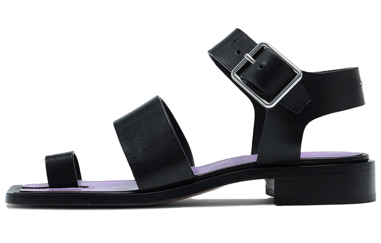 (Women) Maison Margiela Tabi Sandals 'Black Leather' S58WP0173P1988T8013