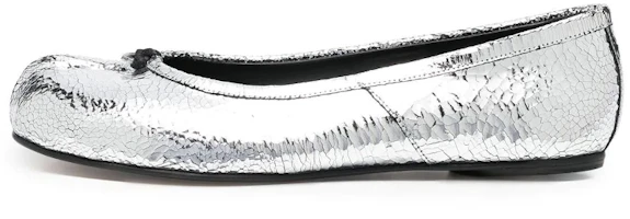(Women) Maison Margiela Tabi Silver 'Metallic Finish Ballet Flats' S58WZ0042P5016T9002 (Women) Maison Margiela Tabi Silver 'Metallic Finish Ballet Flats' S58WZ0042P5016T9002