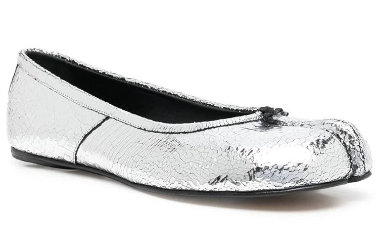 Lookbook (W) Maison Margiela Tabi Silber ''Metallic Finish Ballerinaschuhe'' S58WZ0042P5016T9002