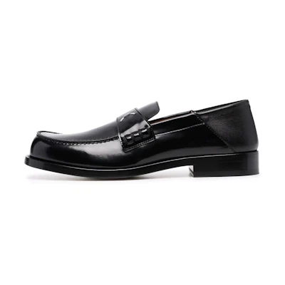 (W) Maison Margiela Tabi Slip-On 'Black Leather'