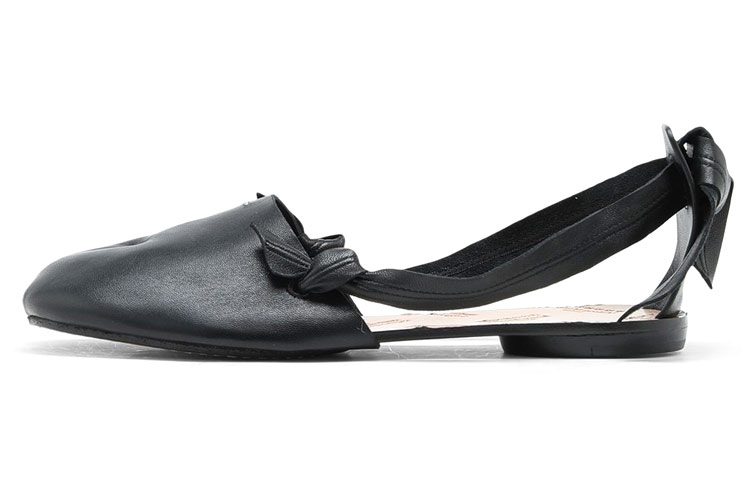 (Women) Maison Margiela Tabi Strapped Ballet Flat 'Black' S39WP0131PR869T8013