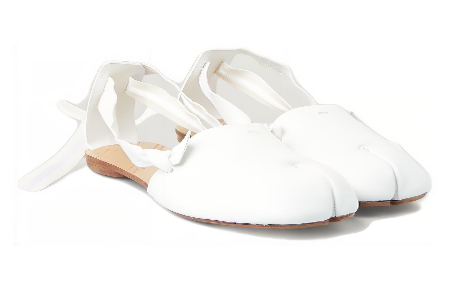 Shop (W) Bailarinas Tabi con Correa Maison Margiela 'Blancas' S39WP0131PR869T1003