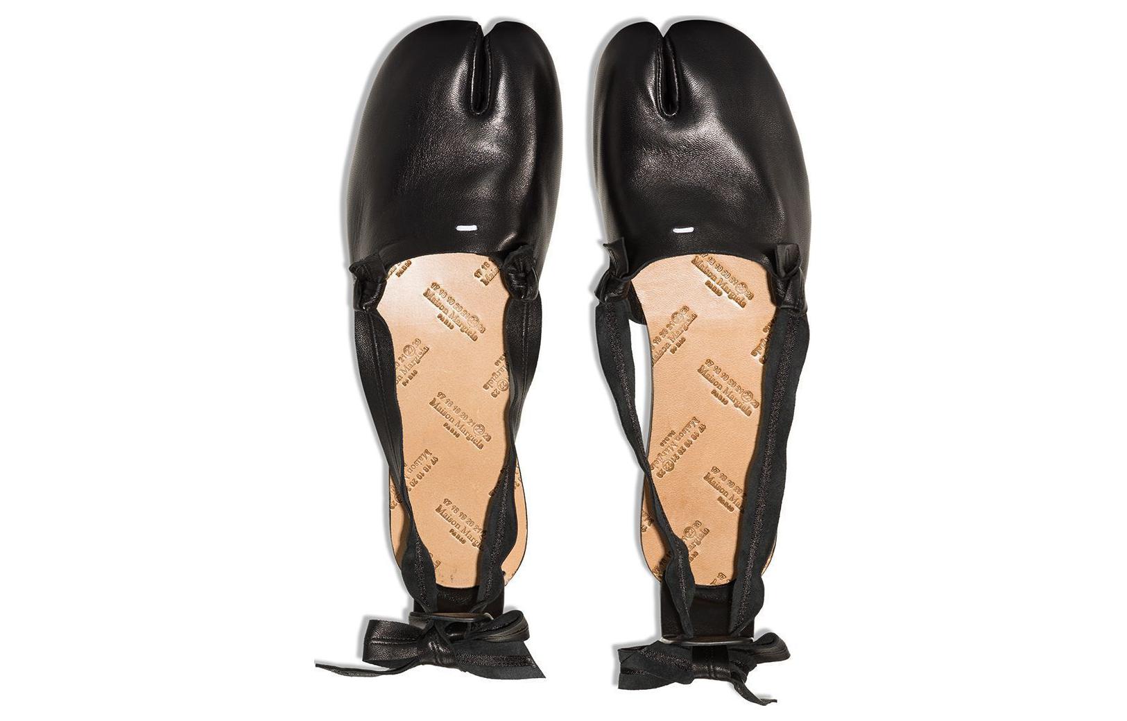 Purchase (W) Maison Margiela Tabi Ballerina Riemchen Schwarz S39WP0131PR869T8013