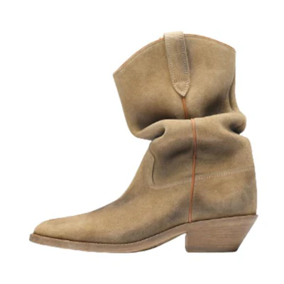 (W) Maison Margiela Tabi Western Boot 'Beige'