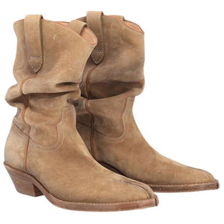 Lookbook (W) メゾン マルジェラ タビ ウェスタンブーツ (ベージュ) S39WW0066-P4350-T2279