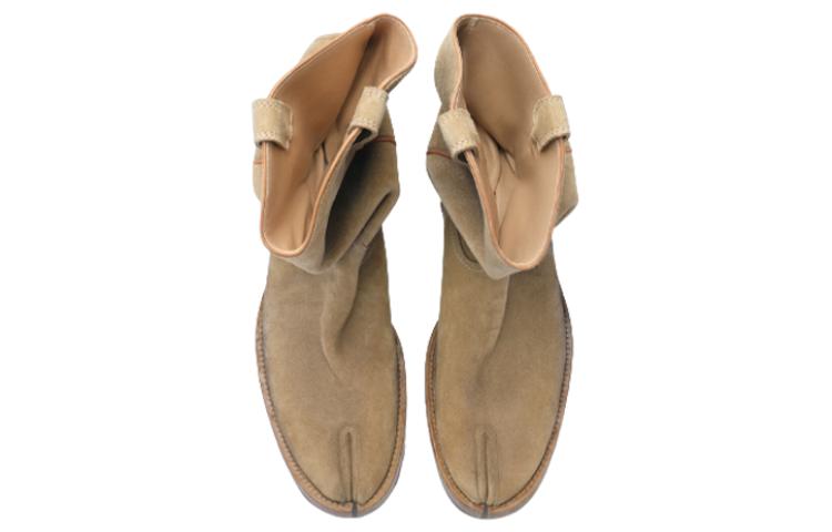 Purchase (W) メゾン マルジェラ タビ ウェスタンブーツ (ベージュ) S39WW0066-P4350-T2279