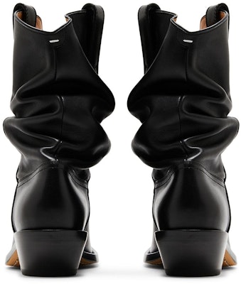 (W) Maison Margiela But Tabi Western 'Hitam' S39WW0068-P3292-H8396 Details for (W) Maison Margiela But Tabi Western 'Hitam' S39WW0068-P3292-H8396