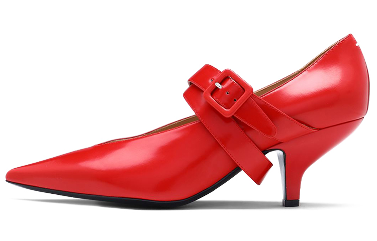 Buy (W) 메종 마르지엘라 탱고 니나 레드 하이힐 S39WL0116PS679T4041