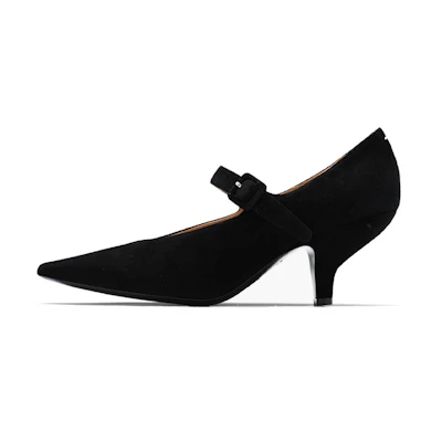 (W) Maison Margiela Tango Nina Mary-Jane 'Sleek Black Buckle'