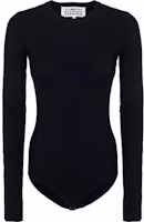 Order (W) 메종 마르지엘라 울트라 스트레치 바디수트 티셔츠 블랙 S51NA0056S20518900
