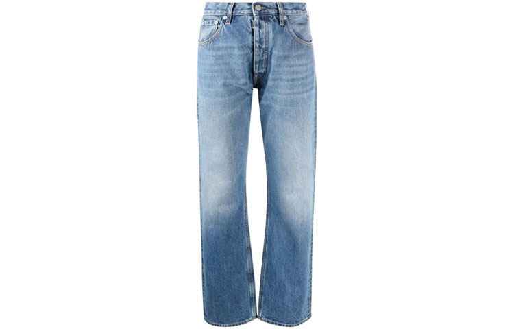 Order (W) Maison Margiela Vaqueros Azul Denim Rectos Tiro Medio Lavados S51LA0150S30561966