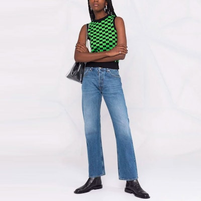 (W) Maison Margiela Vaqueros Azul Denim Rectos Tiro Medio Lavados S51LA0150S30561966 Lookbook (W) Maison Margiela Vaqueros Azul Denim Rectos Tiro Medio Lavados S51LA0150S30561966