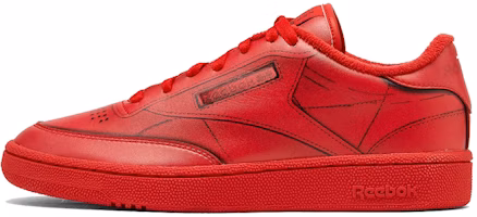 (Women) Maison Margiela x Reebok Club C 'Red Low-Top' S58WS0188P4101T4032 (Women) Maison Margiela x Reebok Club C 'Red Low-Top' S58WS0188P4101T4032