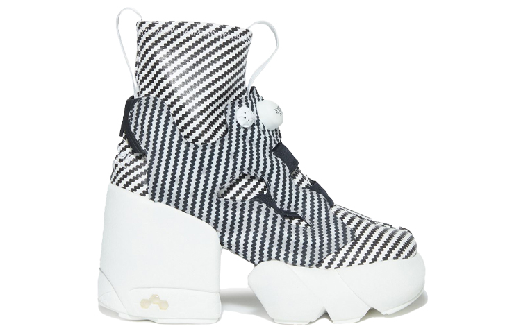 Order (W) Maison Margiela x Reebok Instapump Fury Hi 'Hitam Putih Garis' S58WU0369P4090H8657